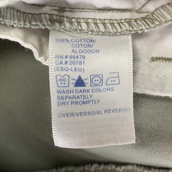 Tommy Hilfiger Cotton Capris Women's 8 Light Gray - Picture 9 of 9